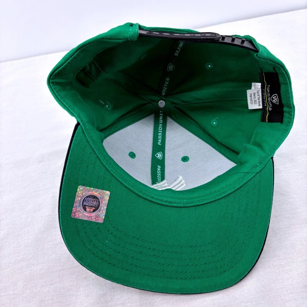 UNT North Texas Mean Green Eagle Cap Youth One Size Green Snapback Embroider NEW